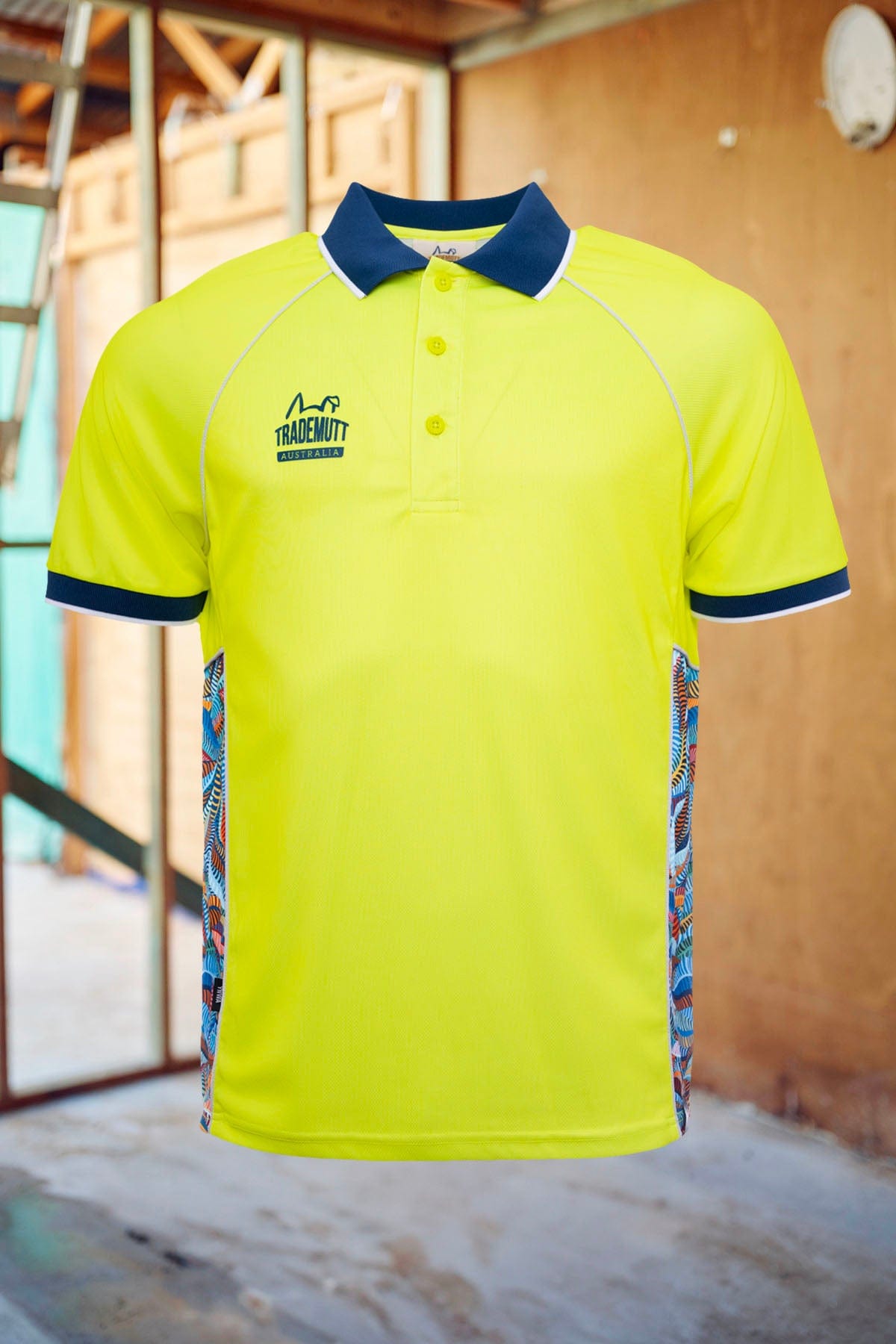 Unisex Yellow Snazzy Polo - Image 2
