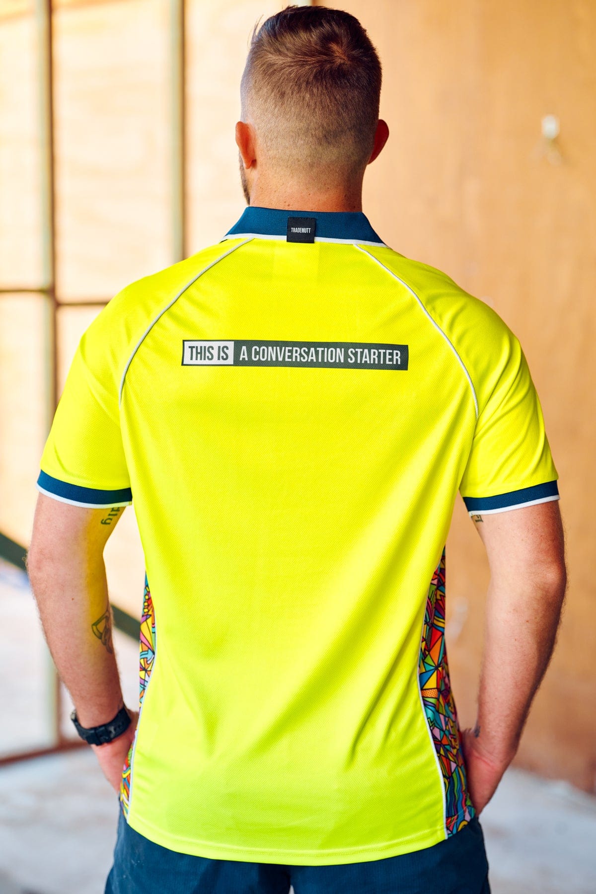Unisex Yellow Bonza Polo - Image 4